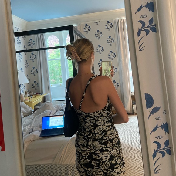 Zara black and white minidress - Picture 3 of 5